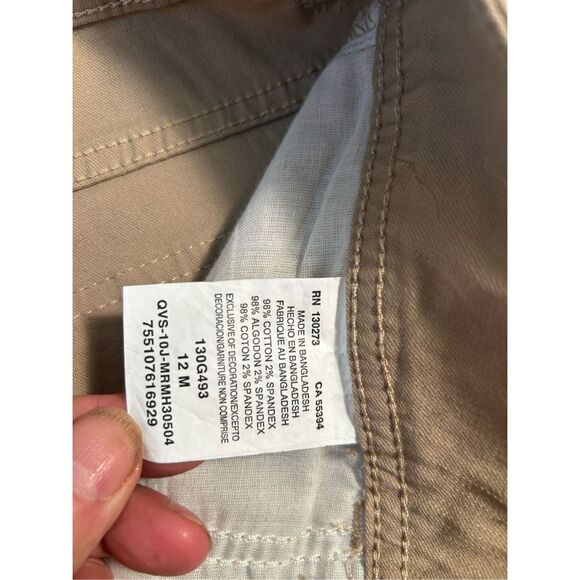Lee Riders khaki pants slender stretch mid-rise bootcut size 12m new rn#130273 - Picture 6 of 9